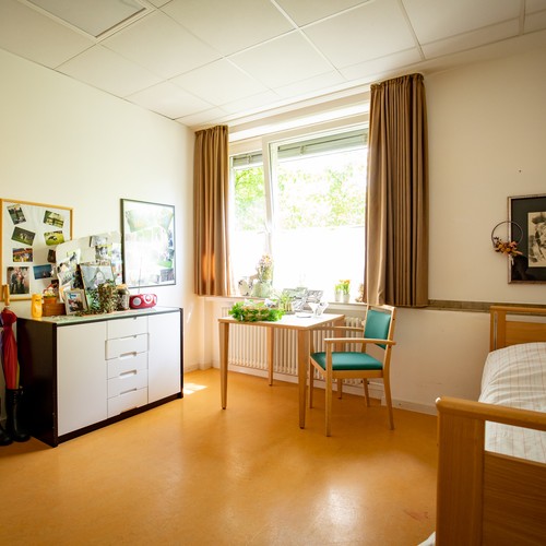 Ein Beispiel für ein Bewohnerzimmer.